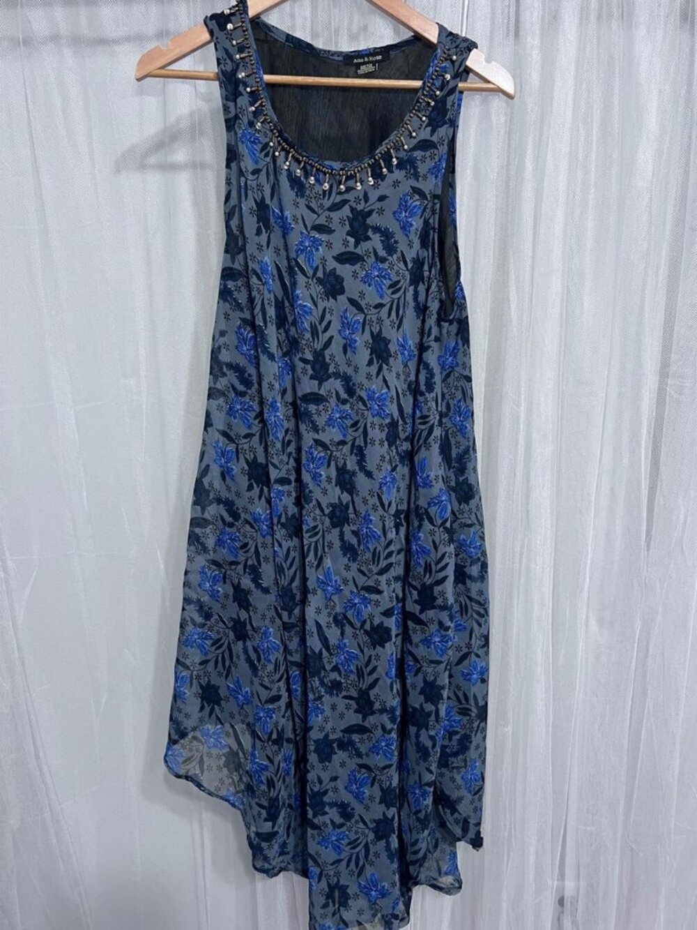 Floral High-Low Sleeveless